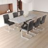 62.4" extendable 78.15" dining Table Set for 6-8 Person for Dining Room
