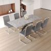 62.4" extendable 78.15" dining Table Set for 6-8 Person for Dining Room