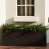 42 Inch Rectangular Concrete Planter,Durable for All-Weather Use with Drainage Holes, Large Rectangular Planter for Outdoor and Indoor Plants