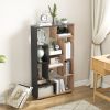47-Inch Tall Bookshelf for Home Office Living Room