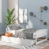 Simple Twin Size Platform Bed with two Drawers