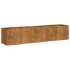 Planter Rusty Weathering Steel Large Durable Planter