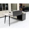Modern Executive Desk Modular Office Furniture L Shape Office Desk with Side Table