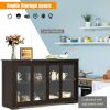 Sideboard Buffet Cupboard Storage Cabinet with Sliding Door