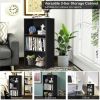3 Tier Bookcase Modern Storage Display Cabinet