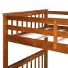 Twin-Over-Twin Bunk Bed with Ladders and Two Storage