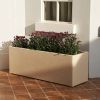 42 Inch Rectangular Concrete Planter,Durable for All-Weather Use with Drainage Holes, Large Rectangular Planter for Outdoor and Indoor Plants