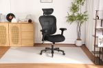 500LBS Big and Tall Office Chair Mesh Breathable, Gaming Chair with Adjustable Backrest Height & Headrest Angle & Adaptive Lumbar Lupport