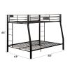 Limbra Sandy Black Finish Full XL/Queen Bunk Bed