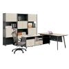 Modern Executive Desk Modular Office Furniture L Shape Office Desk with Side Table