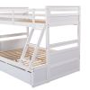 Twin over Full Bunk Bed with Storage