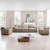 Warm and Cozy Sofa Set with Soft Cushions and Pillows
