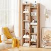 11-Tier Modern Book Organizer Bookcase with Anti-Tipping Kits