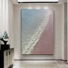 100% Handmade Abstract simple pure thick ocean sea landscape modern Oil Painting Modern Living room Home Decoration