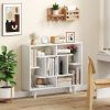 Geometric Bookcase with Anti-Tipping Kit and Storage Shelving Unit