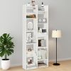 11-Tier Modern Book Organizer Bookcase with Anti-Tipping Kits