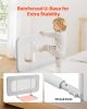 VEVOR Toddler Bed Rail, Kids Beds Guard Rail with Reinforced Iron Pipe and Oxford Cloth, Adjustable Height Bed Side Railing